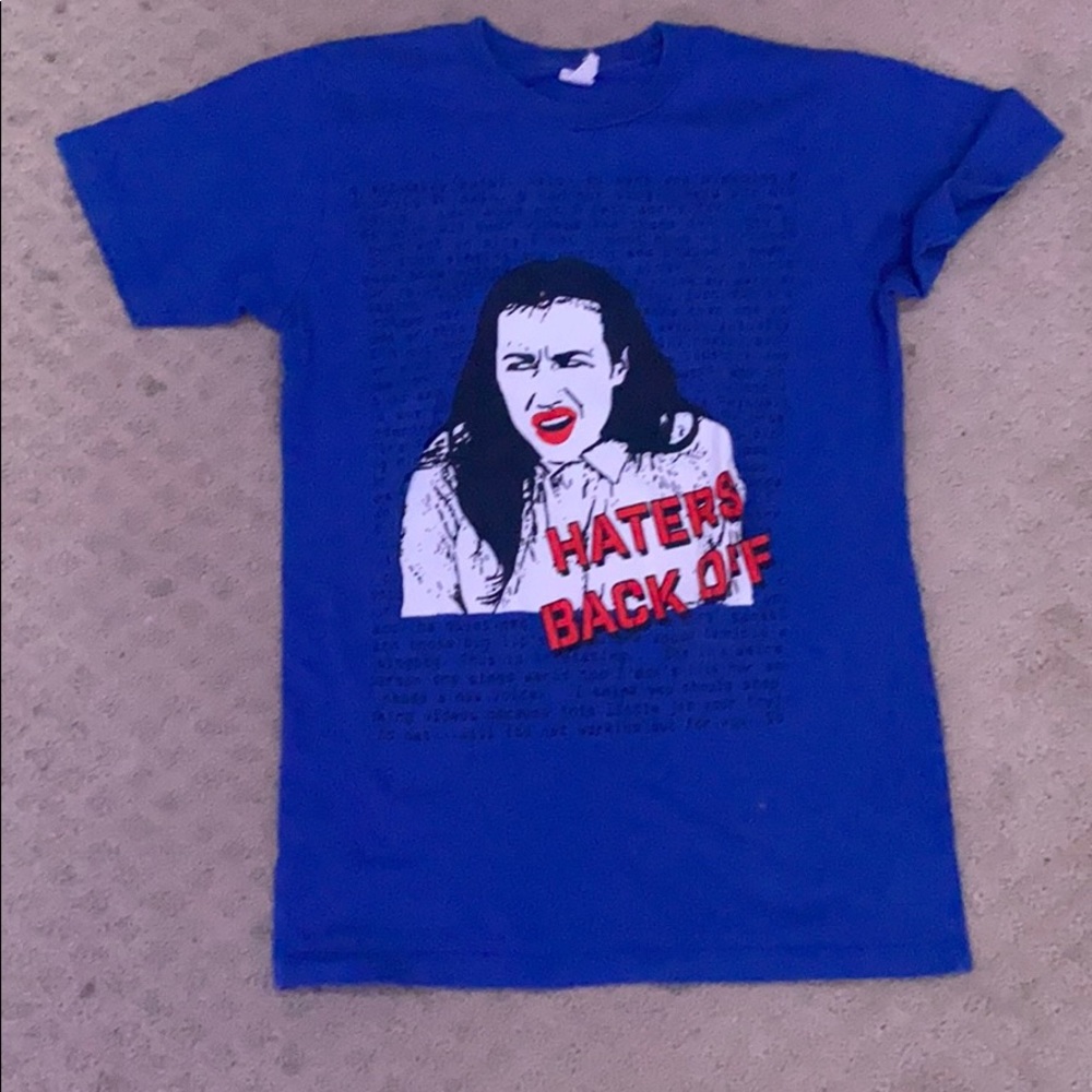 Miranda sings haters back off t-shirt size xs